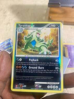 Tyranitar Lv.57 Holo Rare 17/123 Diamond & Pearl Mysterious Treasures